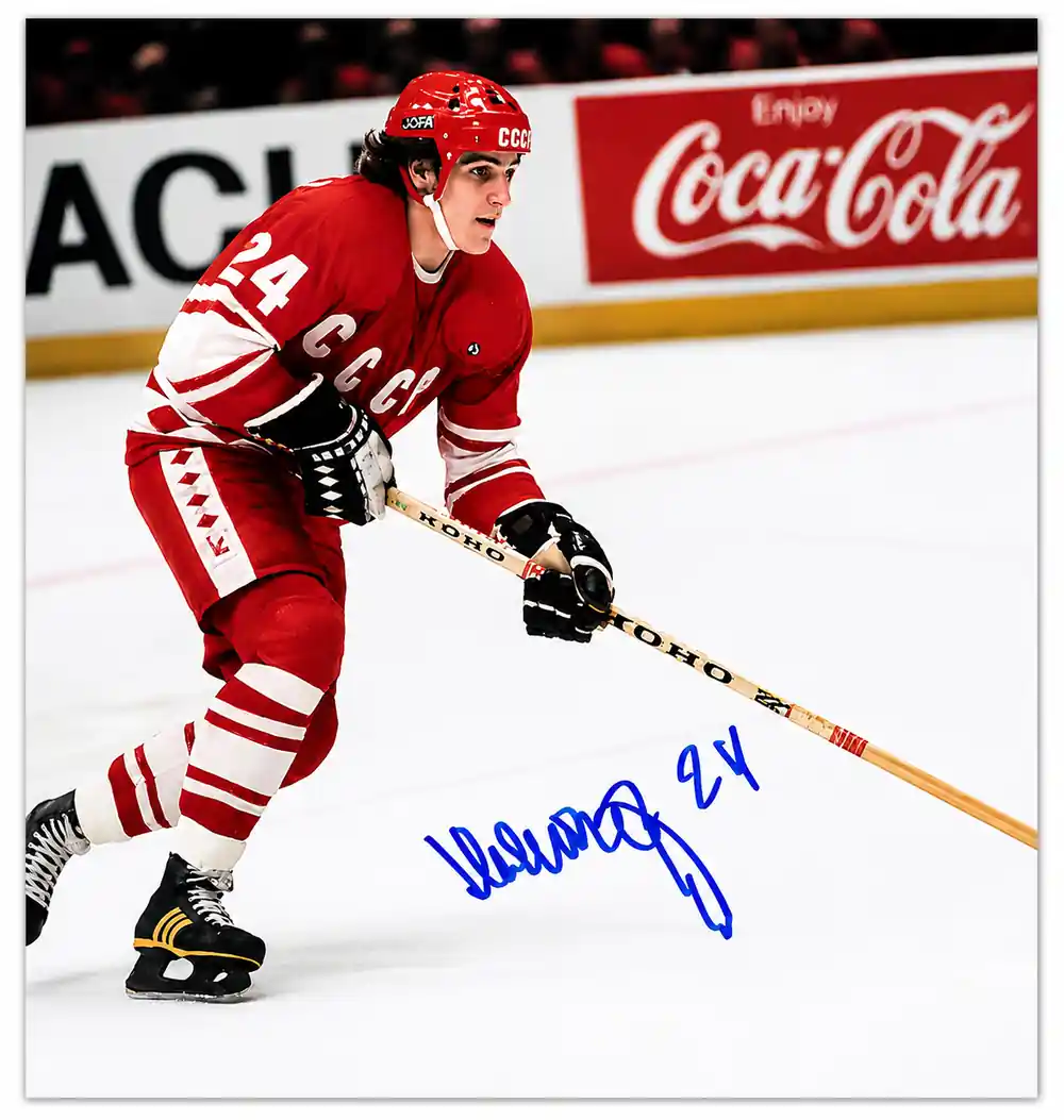 Sergei Makarov Team USSR Autographed 8x10