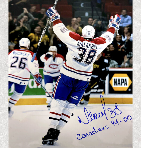 Vladimir Malakhov Montreal Canadiens Autographed 11x14