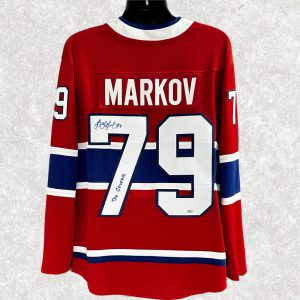 Andrei Markov Montreal Canadiens Fanatics Autographed Jersey