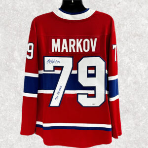 Andrei Markov Montreal Canadiens Autographed Jersey