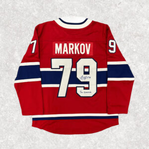 Andrei Markov Montreal Canadiens Autographed Jersey