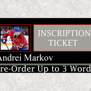 Andrei Markov Pre-Order Inscription (Up to 3 Words)