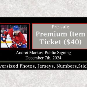 Andrei Markov Pre-Sale Premium Item Ticket