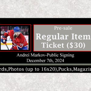 Andrei Markov Pre-Sale Regular Item Ticket