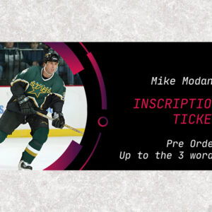 Mike Modano Pre-Order Inscription (Up to 3 Words)