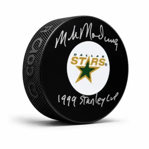 Mike Modano Dallas Stars Autographed Puck