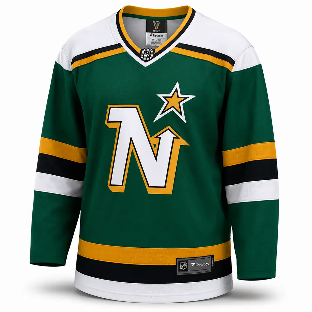 Mike Modano Minnesota North Stars Autographed Replica Jersey - Image 2