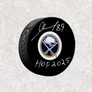Alexander Mogilny Buffalo Sabres Autographed Puck
