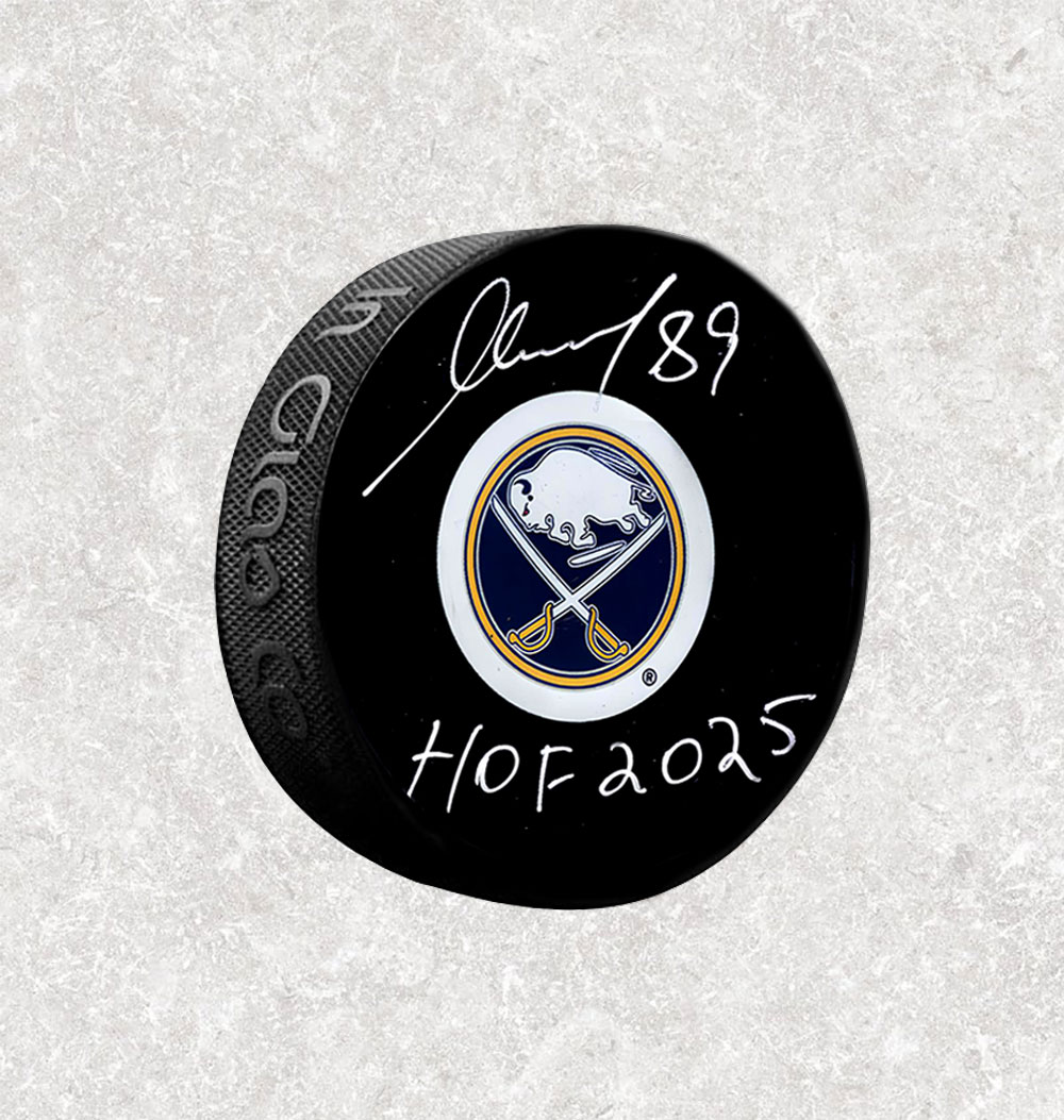 Alexander Mogilny Buffalo Sabres Autographed Puck