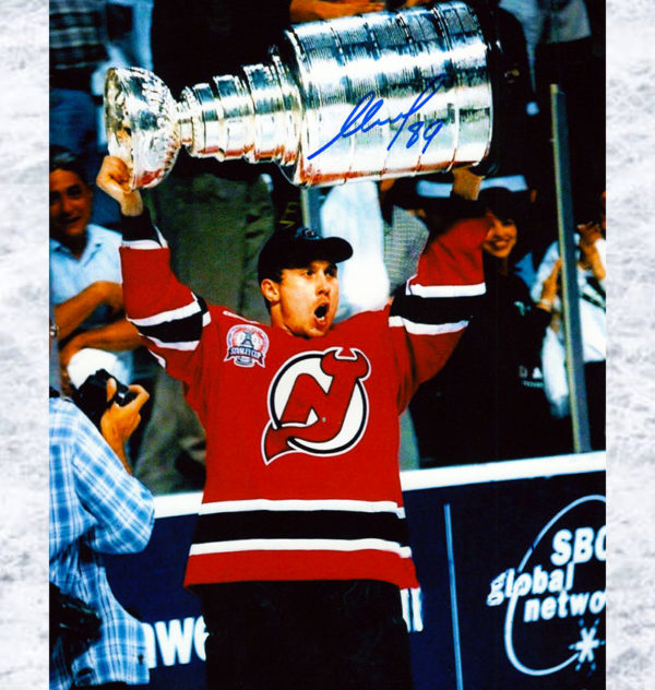 Alexander Mogilny New Jersey Devils Autographed 8x10