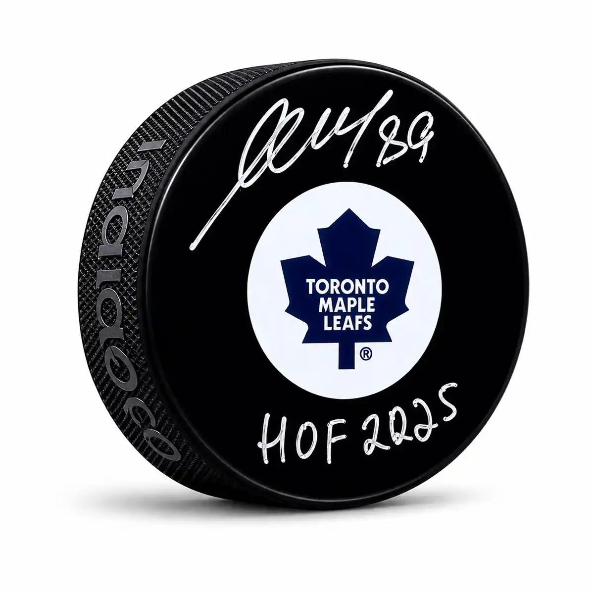 Alexander Mogilny Toronto Maple Leafs Autographed Puck