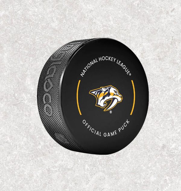Filip Forsberg Pre-Order Nashville Predators Official Game Autographed Puck
