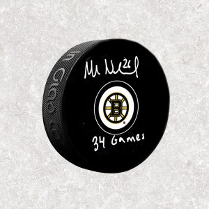 Mats Naslund Boston Bruins Autographed Puck