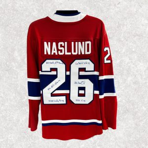 Mats Naslund Montreal Canadiens Fanatics Autographed Jersey
