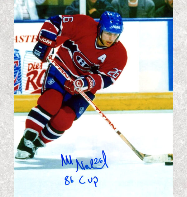 Mats Naslund Montreal Canadiens Autographed 8x10