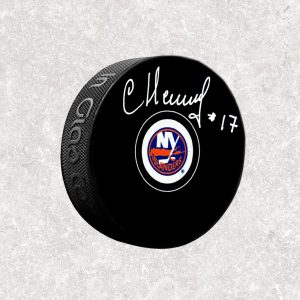 Sergei Nemchinov New York Islanders Autographed Puck