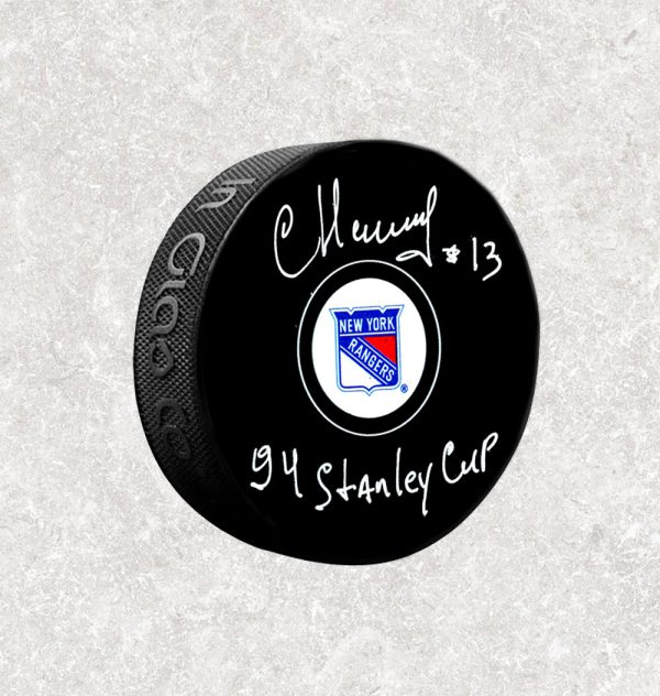 Sergei Nemchinov New York Rangers Autographed Puck