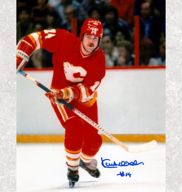 Kent Nilsson Calgary Flames Autographed 8x10