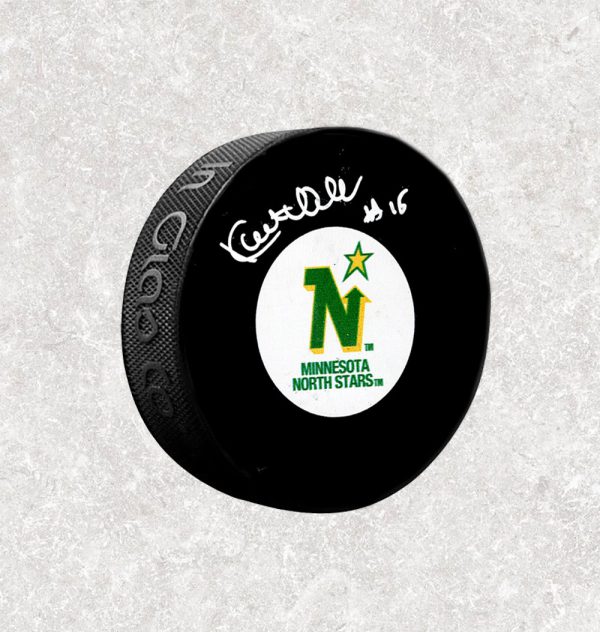 Kent Nilsson Minnesota North Stars Autographed Puck