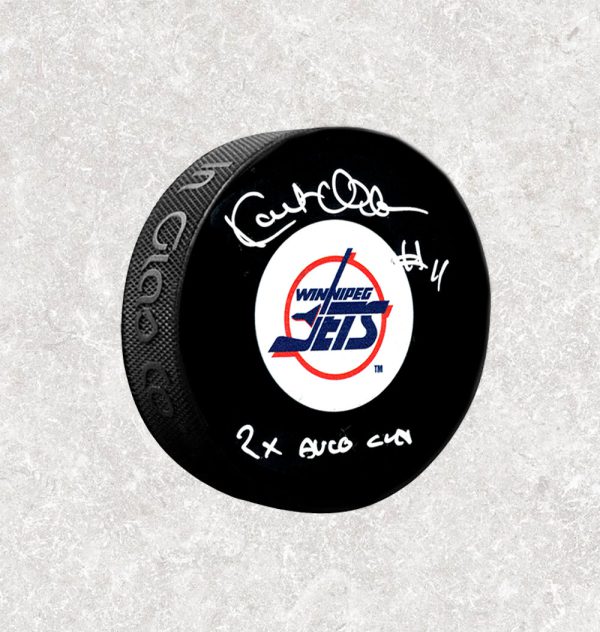 Kent Nilsson Winnipeg Jets Autographed Puck