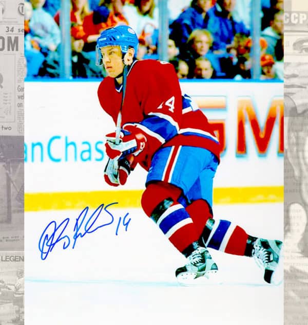 Oleg Petrov Montreal Canadiens Autographed 8 x 10 Photo