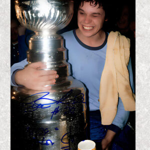 Pierre Larouche Montreal Canadiens Autographed 8x10