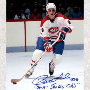 Pierre Larouche Montreal Canadiens Autographed 8x10