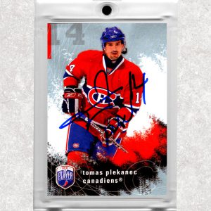 Tomas Plekanec Montreal Canadiens 2007-08 Upper Deck #102 Autographed Card