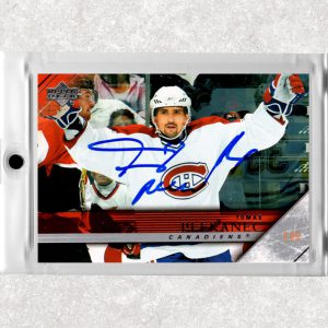 Tomas Plekanec Montreal Canadiens 2005-06 Upper Deck #351 Autographed Card