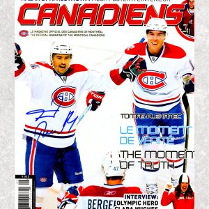 Tomas Plekanec Montreal Canadiens Autographed Magazine