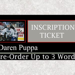 Daren Puppa Pre-Order Inscription (Up to 3 Words)