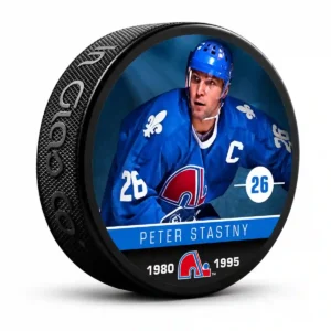 Peter Stastny Pre-Order Quebec Nordiques Alumni Autographed Puck