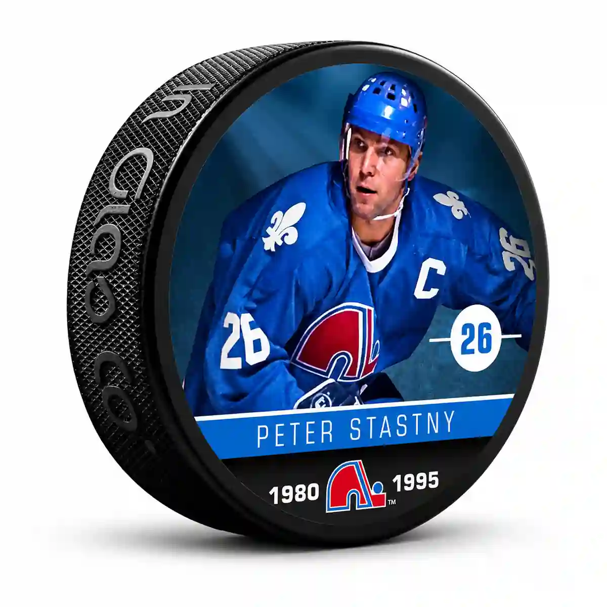 Peter Stastny Pre-Order Quebec Nordiques Alumni Autographed Puck