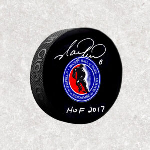 Mark Recchi HHOF Autographed Puck
