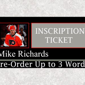 Mike Richards Pre-Order Inscription (Up to 3 Words)