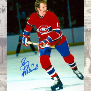 Larry Robinson Montreal Canadiens Autographed 8 x 10 Photo