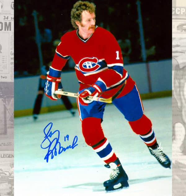 Larry Robinson Montreal Canadiens Autographed 8 x 10 Photo