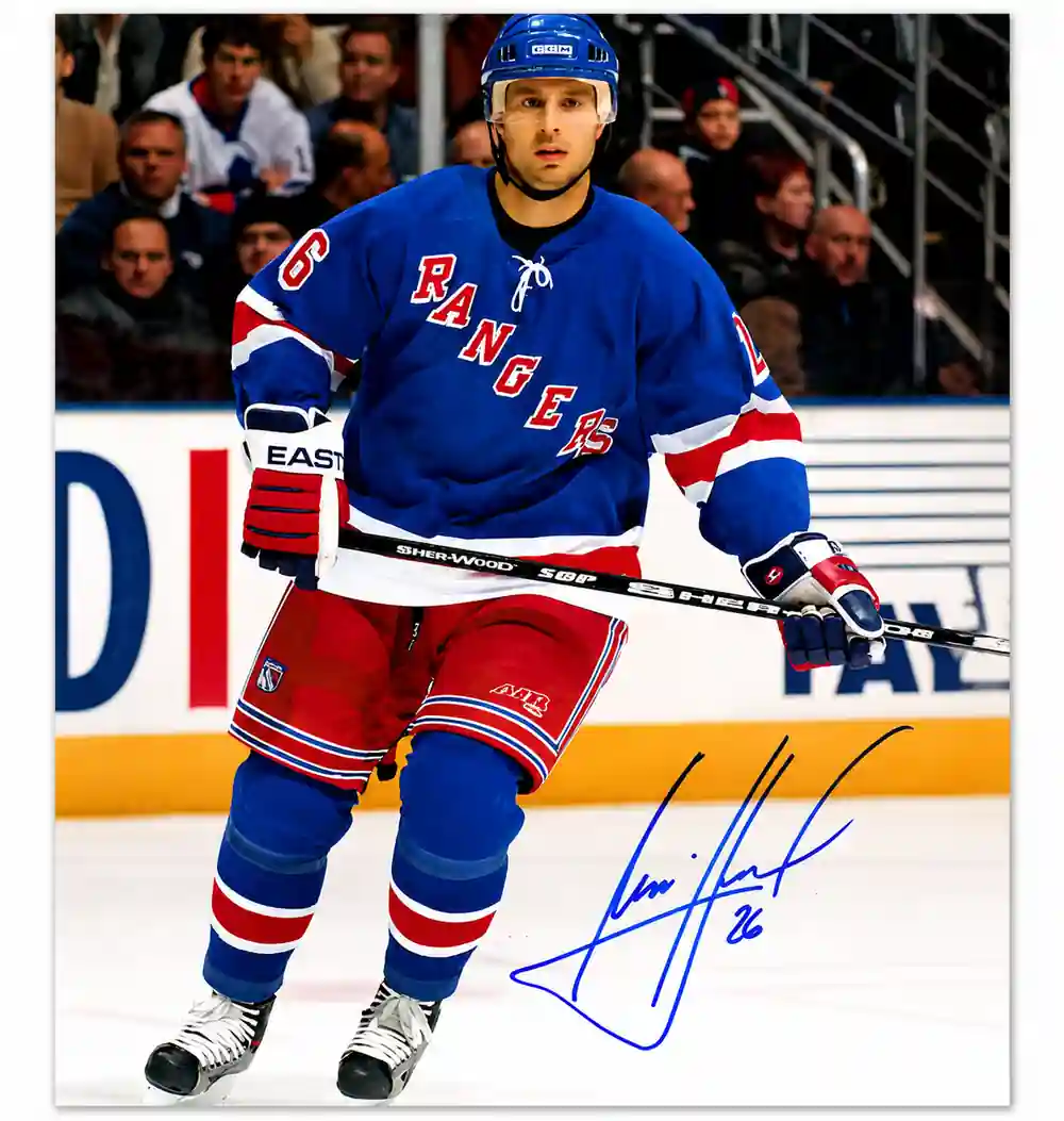 Martin Rucinsky New York Rangers Autographed 8x10