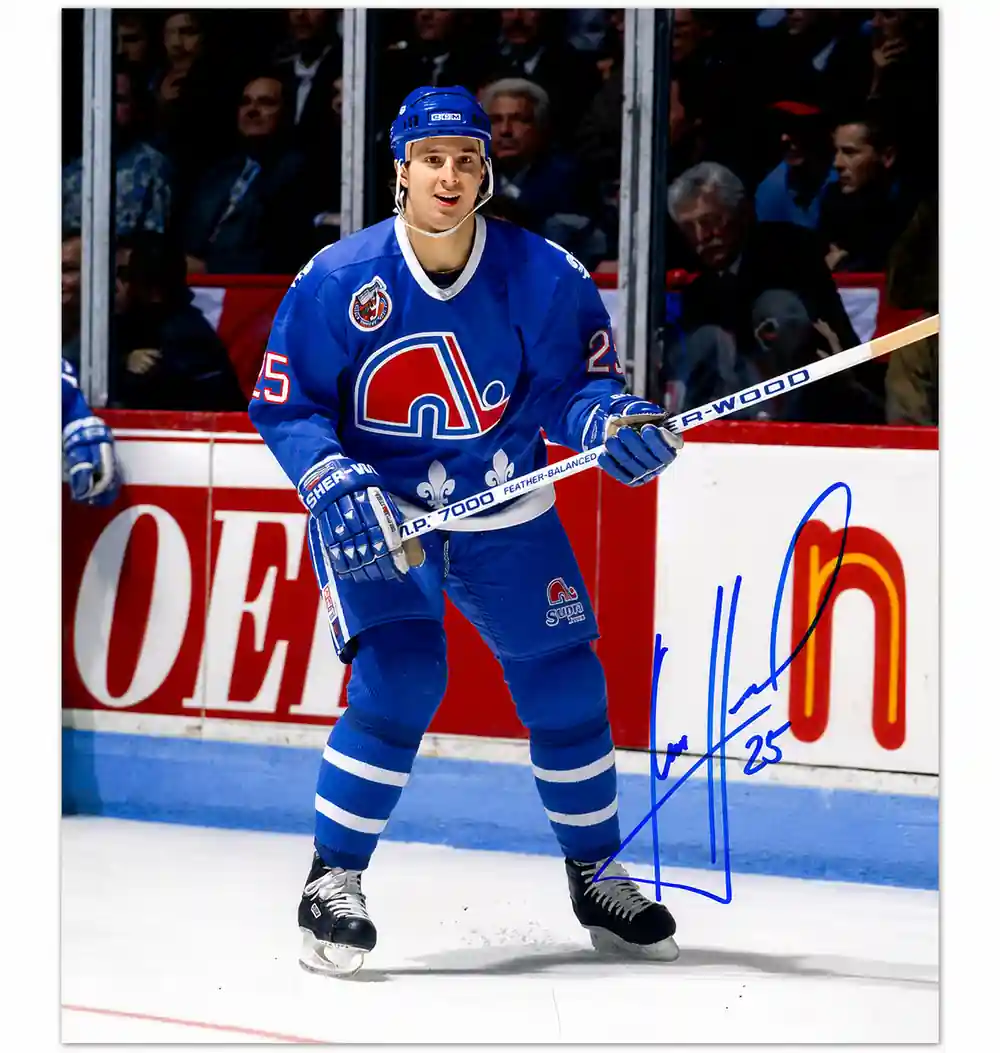 Martin Rucinsky Quebec Nordiques Autographed 8x10