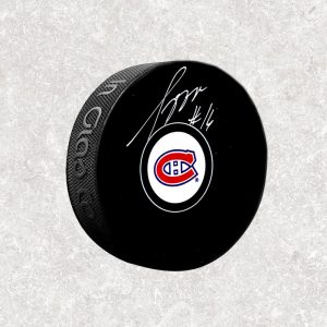 Sylvain Turgeon Montreal Canadiens Autographed Puck