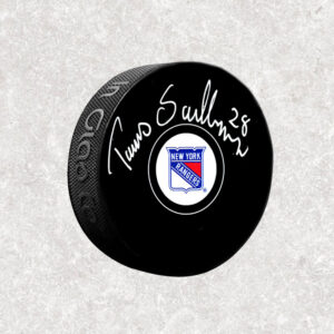 Tomas Sandstrom New York Rangers Autographed Puck