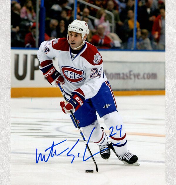 Mathieu Schneider Montreal Canadiens Autographed 8x10