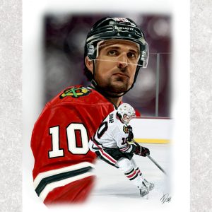 Patrick Sharp Pre-Order Chicago Blackhawks Autographed 8x10 Art Print (1)