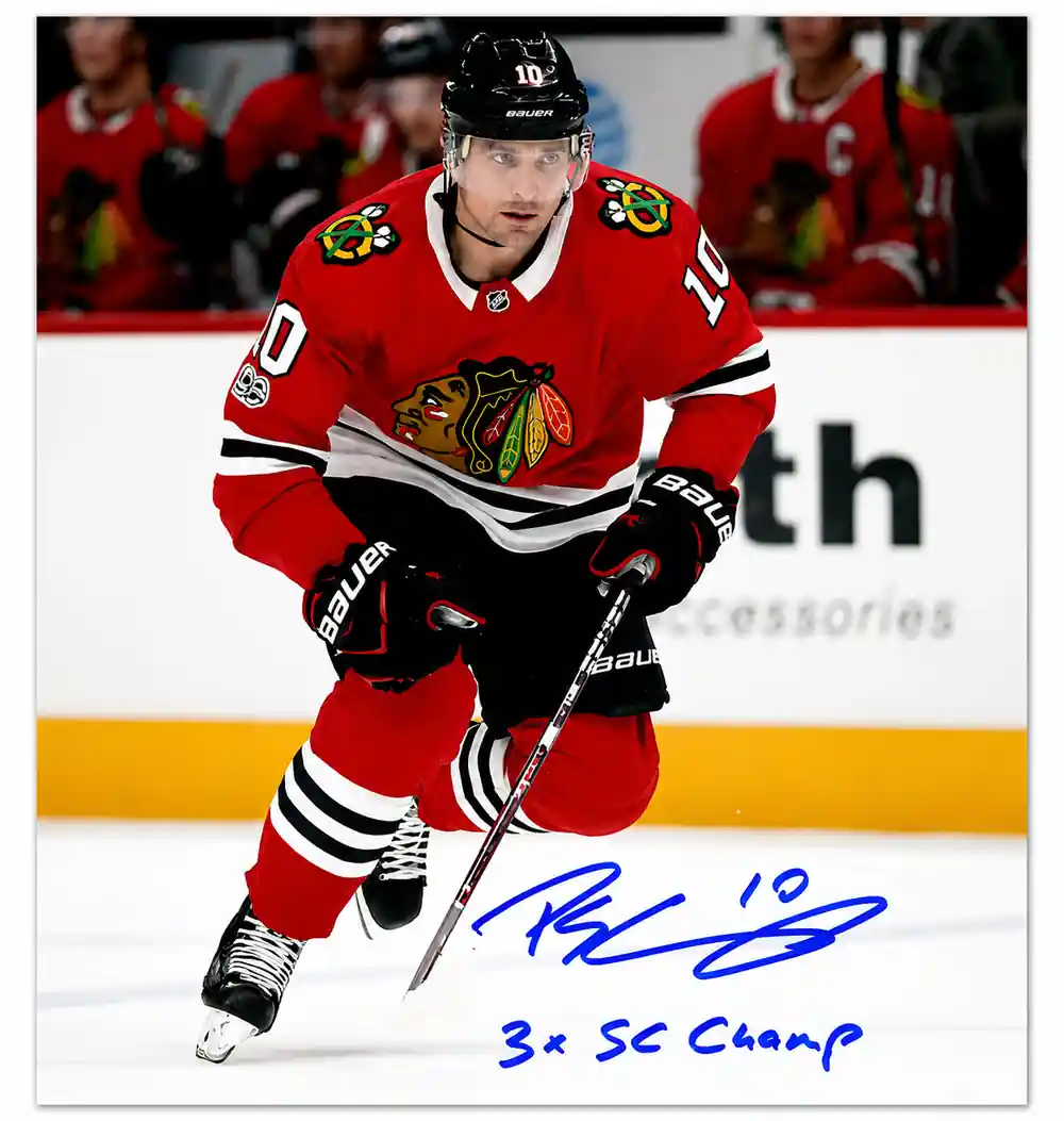 Patrick Sharp Chicago Blackhawks Autographed 8x10