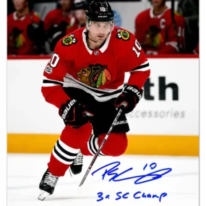 Patrick Sharp Chicago Blackhawks Autographed 8x10