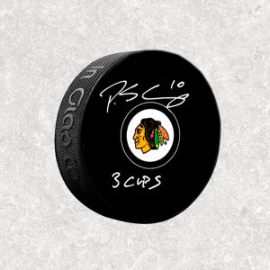 Patrick Sharp Chicago Blackhawks Autographed Puck
