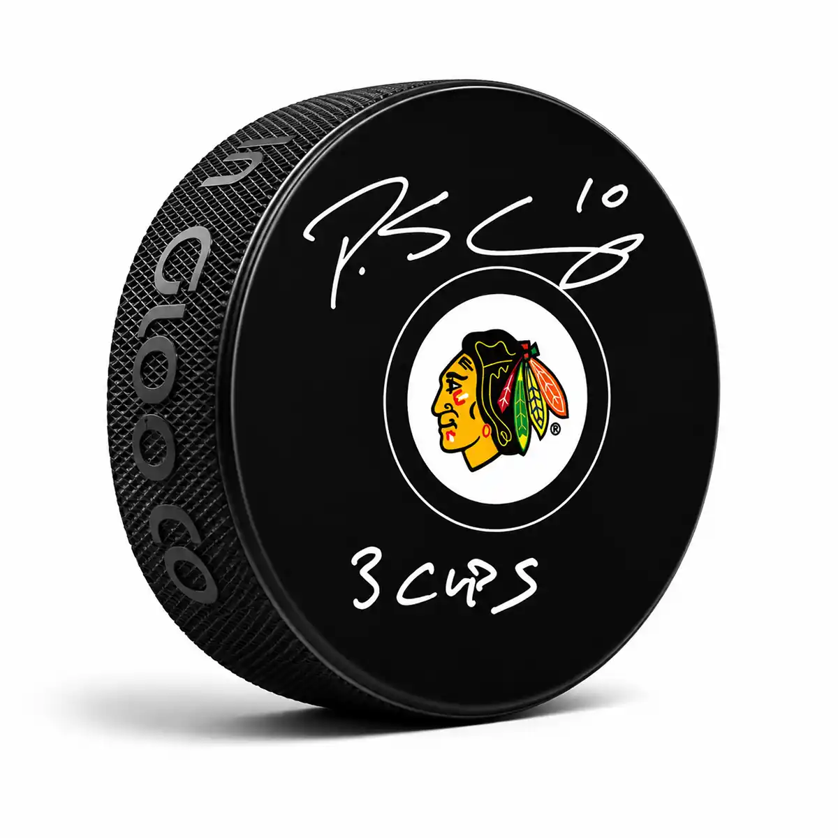 Patrick Sharp Chicago Blackhawks Autographed Puck