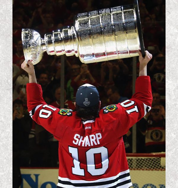 Patrick Sharp Pre-Order Chicago Blackhawks Autographed 8x10 (4)