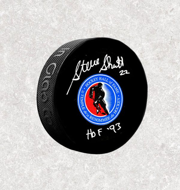 Steve Shutt HHOF Autographed Puck