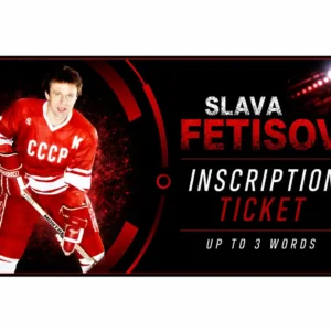 Vyacheslav Fetisov Pre-Order Inscription (Up to 3 Words)